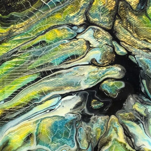 Beginner and Intermediate Acrylic Pouring with Sherry Heyliger