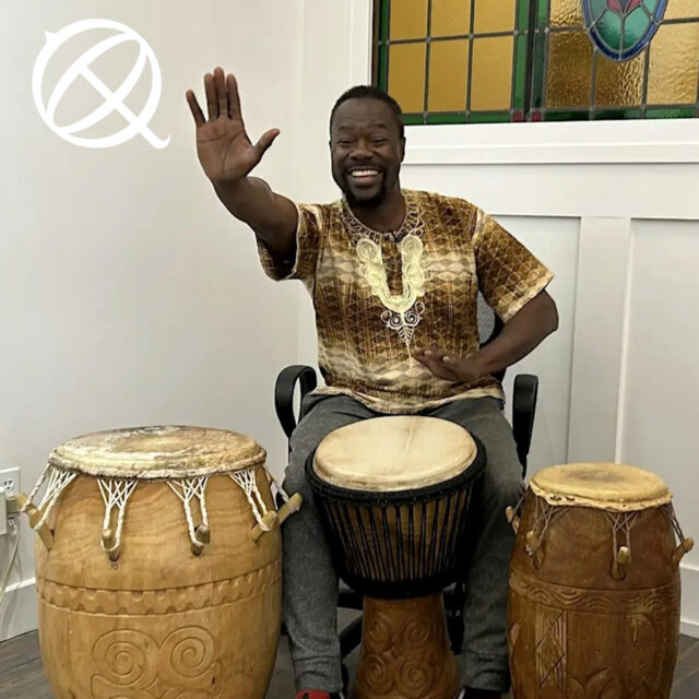 Weekly African drumming classes