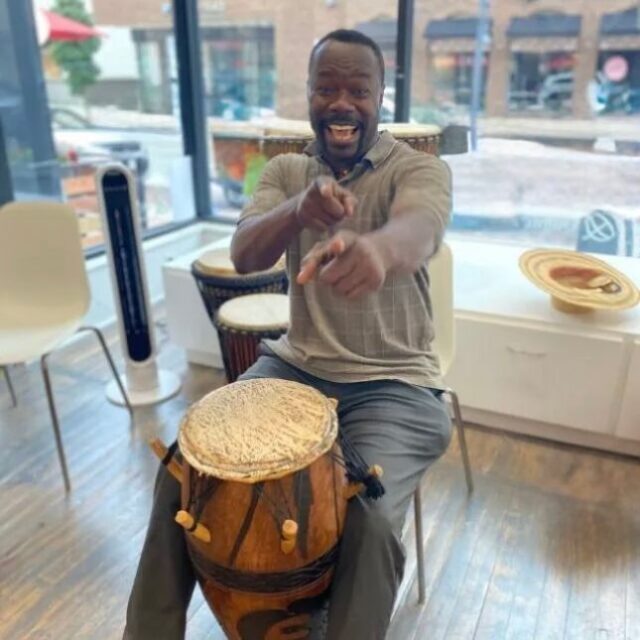Weekly African drumming classes