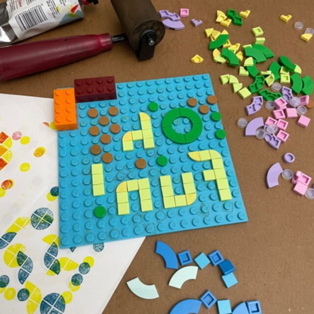 Lego Relief Printing Workshop with Lucy Sterezylo