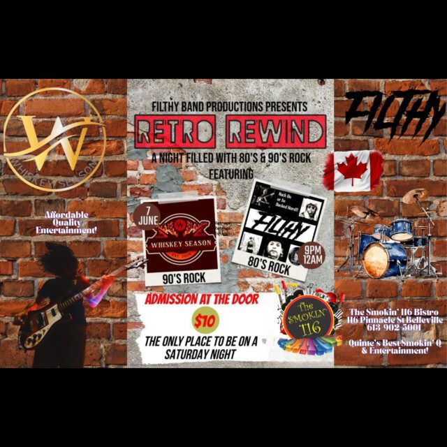 RETRO REWIND.. A night filled with 80's and 90's Rock