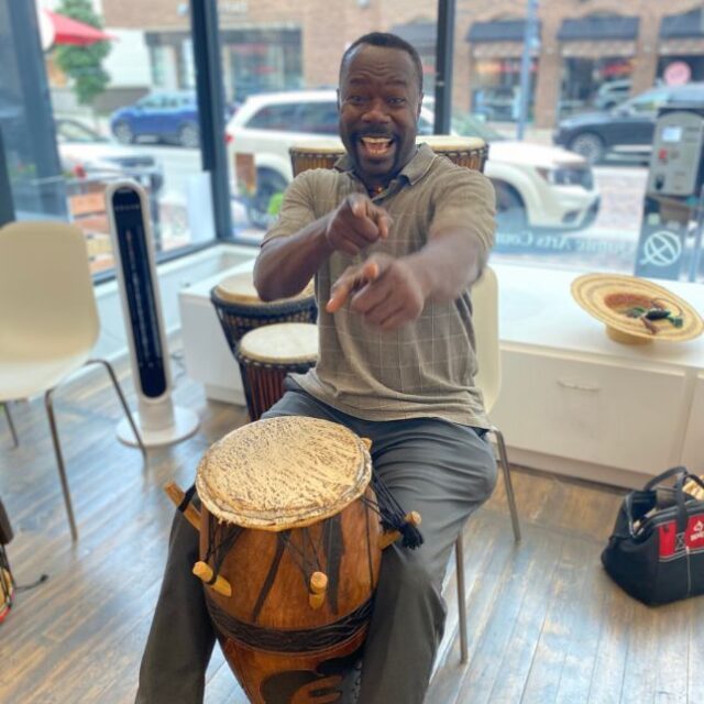 Weekly African drumming classes