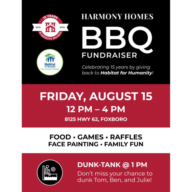 Harmony Homes 15-Year Anniversary BBQ Fundraiser