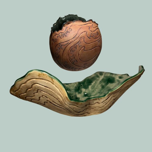 La Luna y La Mar - CERAMICS by Liane Kelly   