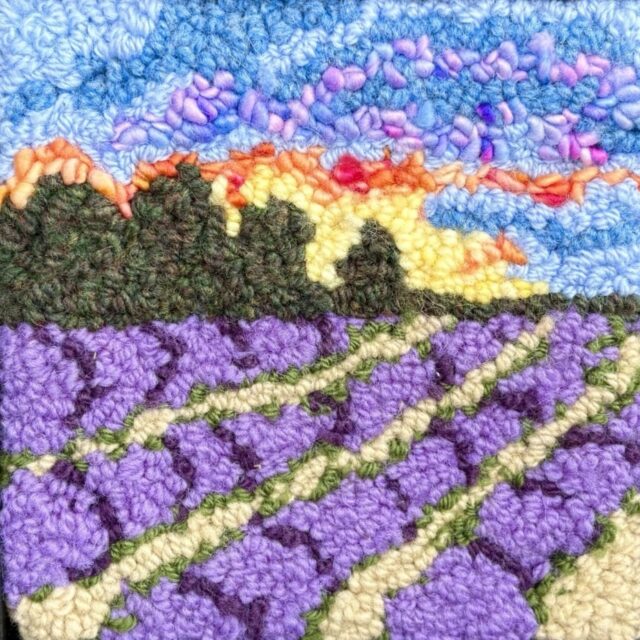Masterpiece in Progress: Rug Hooking Workshop - Lavender Sunset