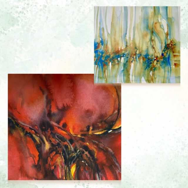 Creating Watercolor Abstract Landscapes