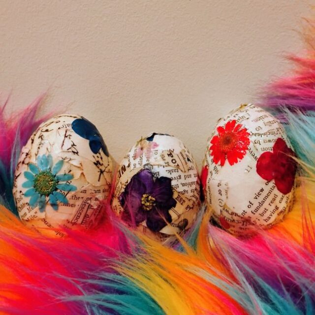 Masterpiece in Progress - Scrapbook Easter Eggs