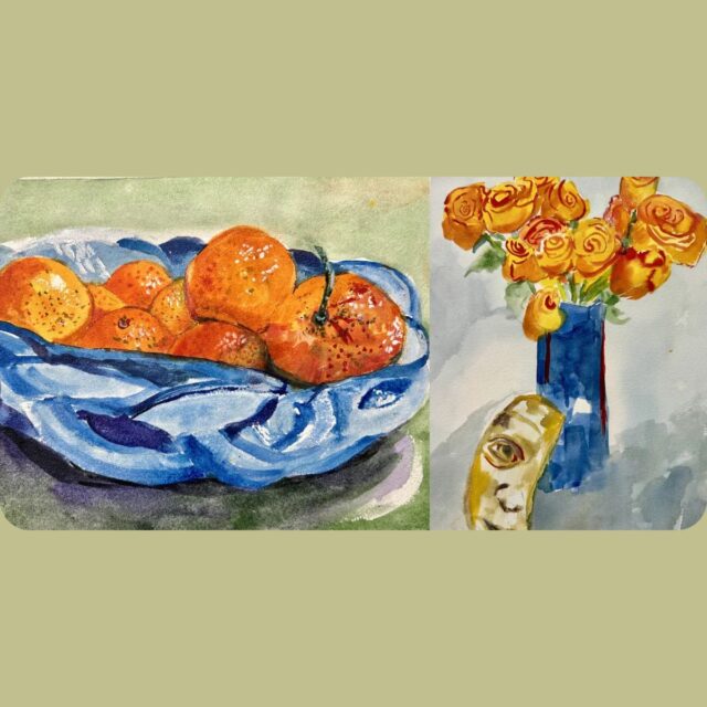 Watercolour Still Life by Valerie Kent